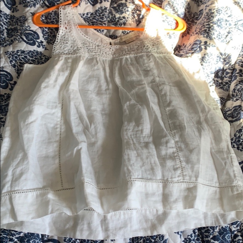 White Cynthia Rowley top